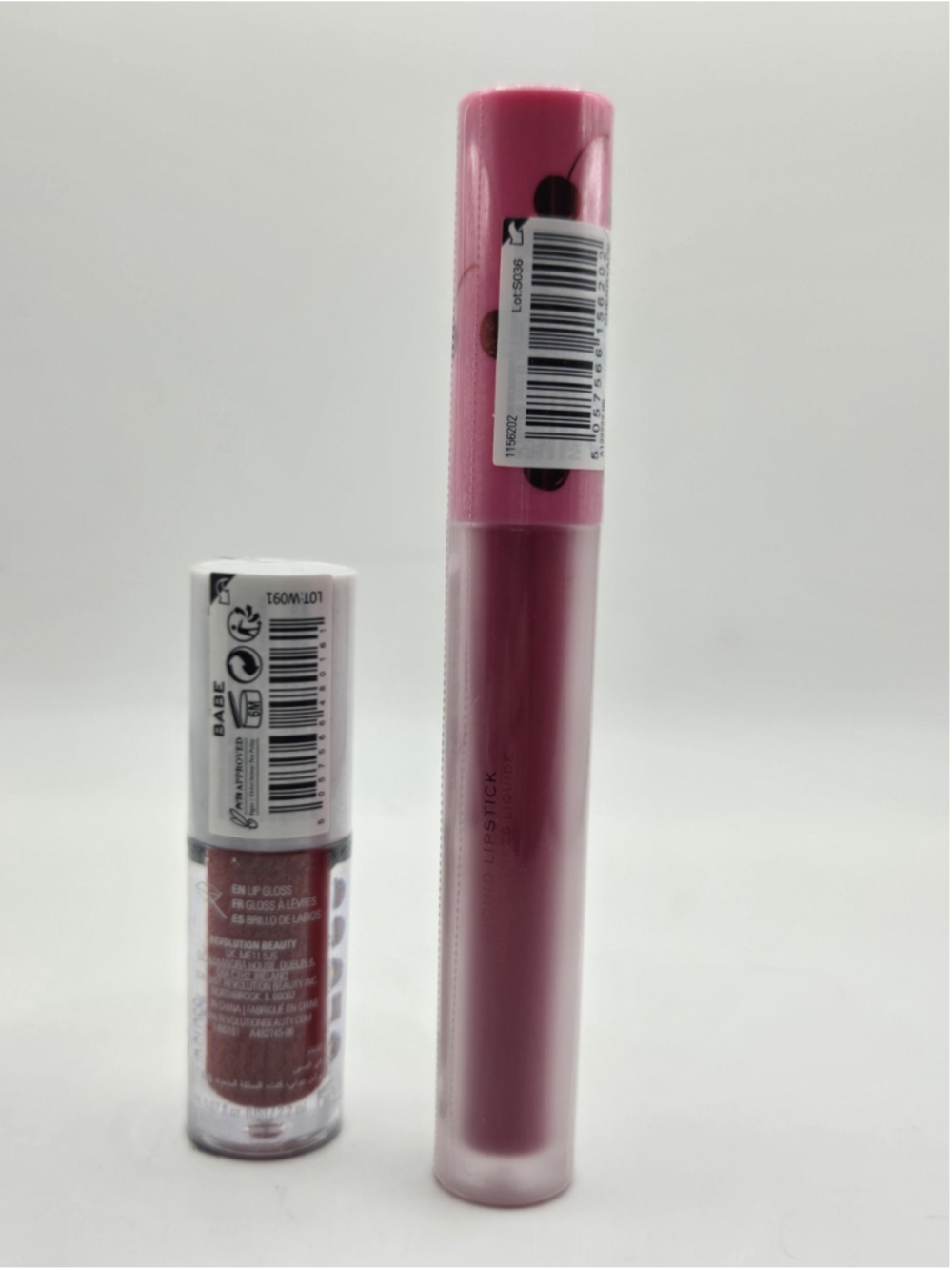 Revolution Lip Gloss Lot of 2 Baby Gloss Babe & Vinyl Cherry Cherryade New... - Picture 4 of 4